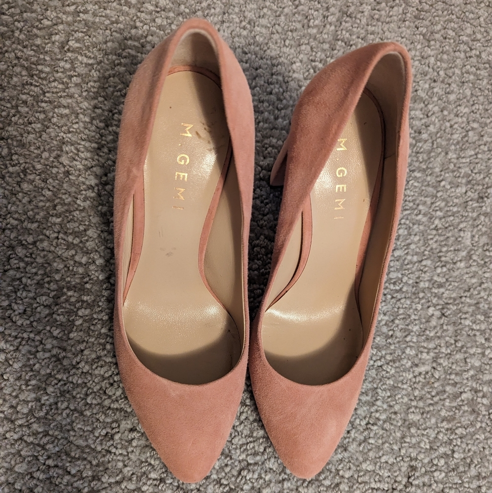 M Gemi Lustro 90 mm pink rose heels sz 37